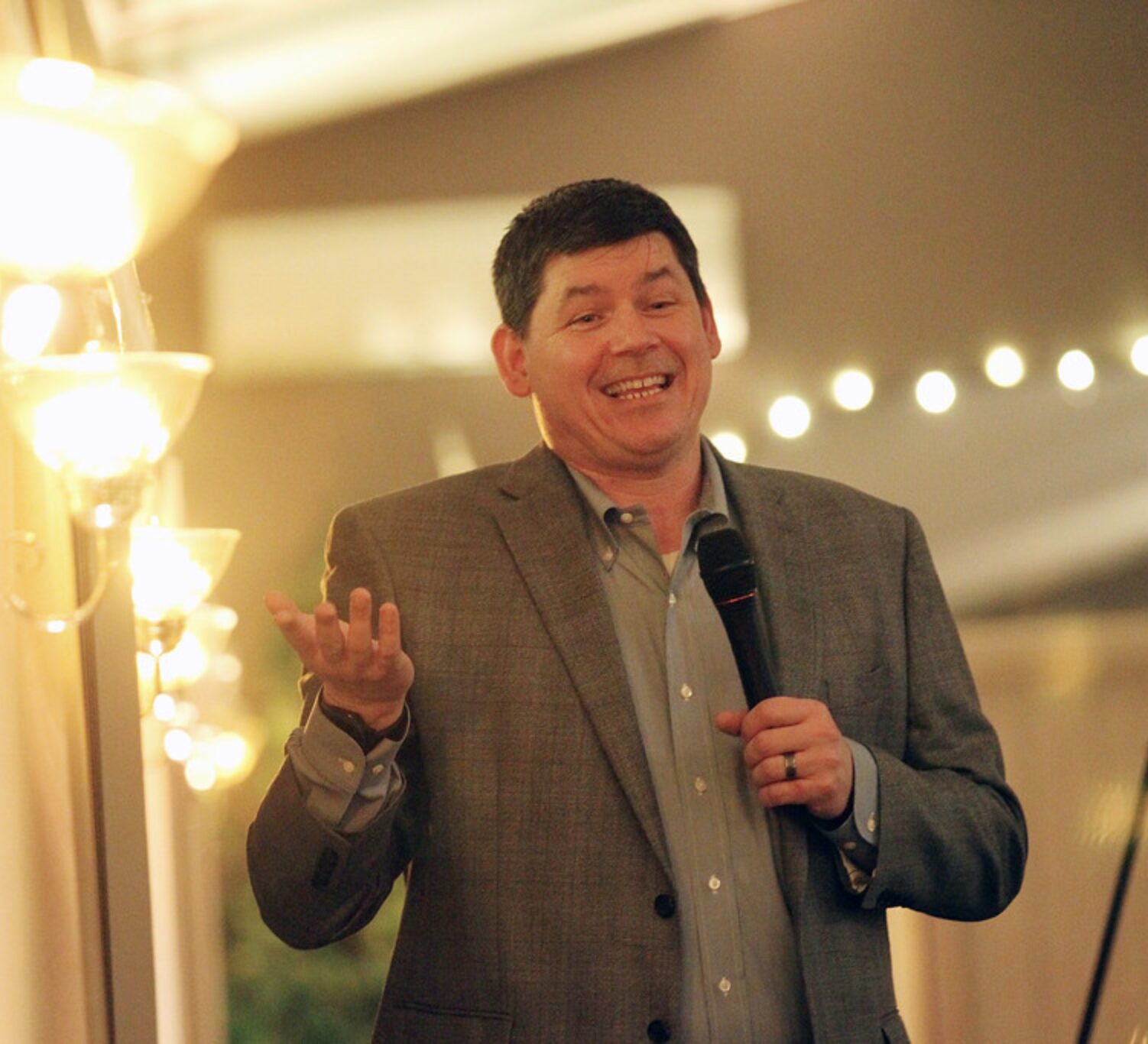 Dan Deibert, corporate comedian
